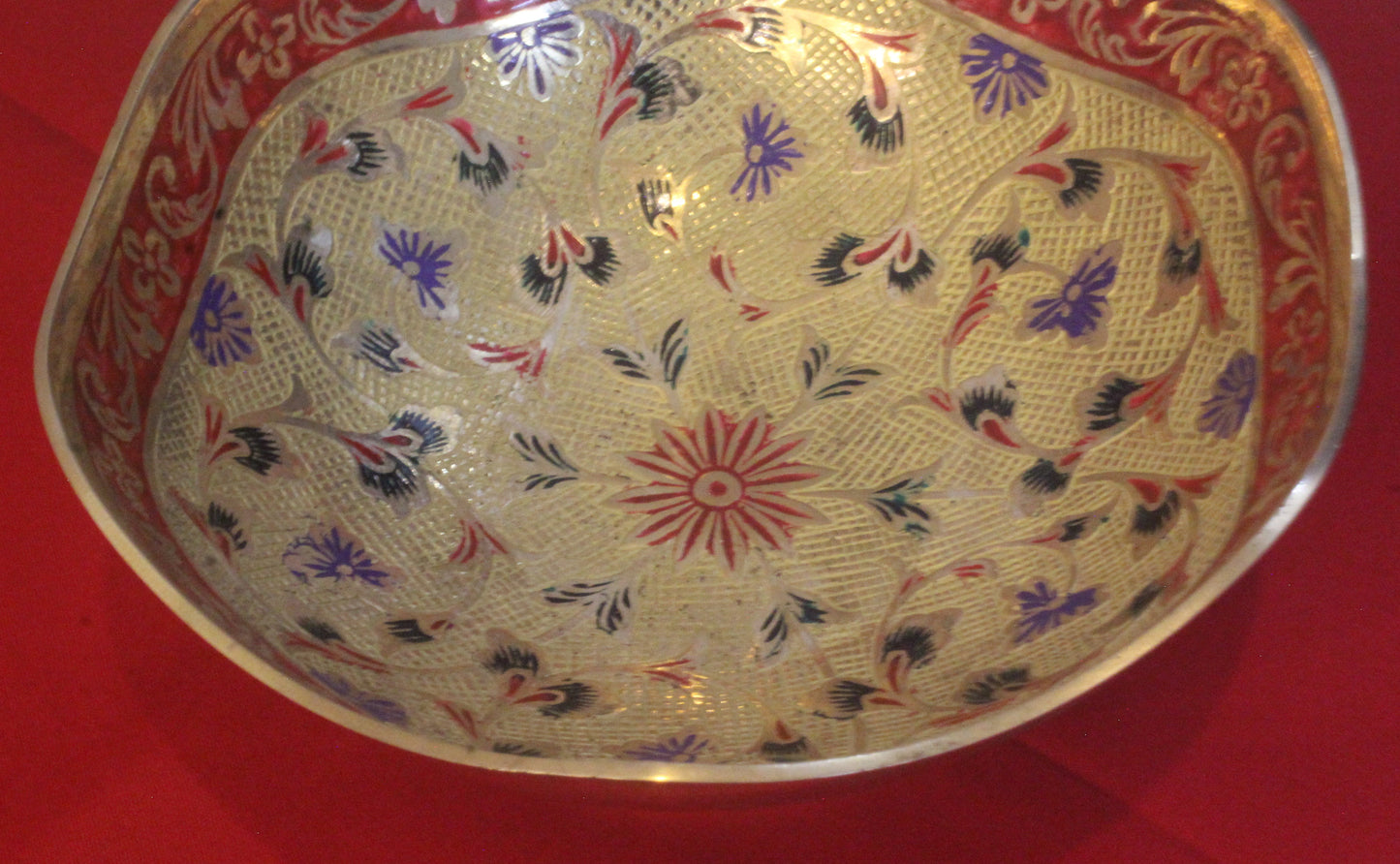 Dry Fruit Brass Bowl - Alankritive