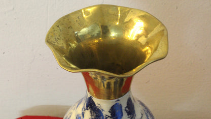 Blue Flower Vase