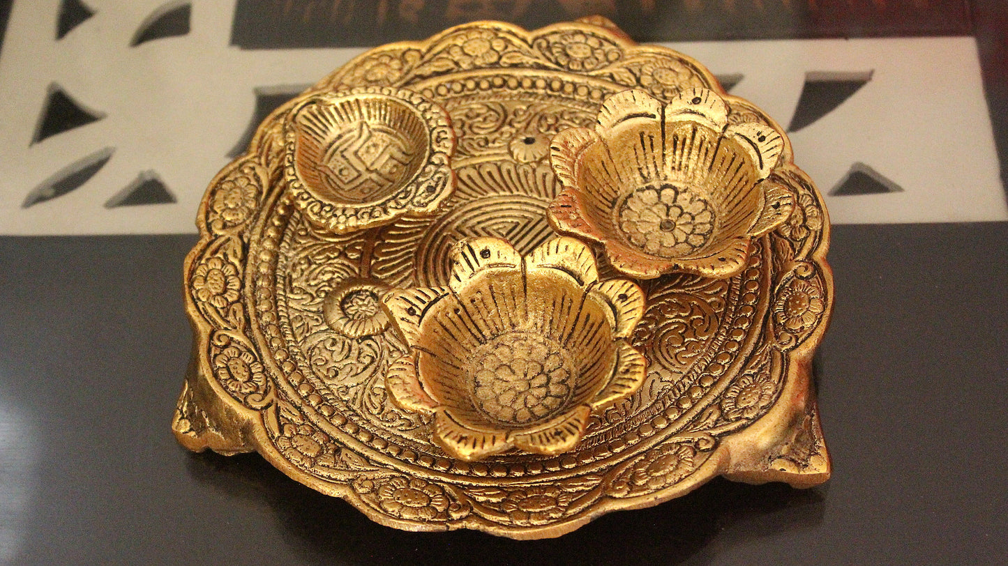 Brass Pooja Thali