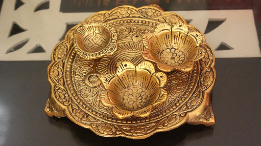 Brass Pooja Thali