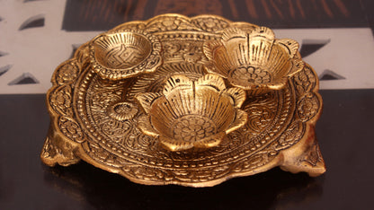 Brass Pooja Thali