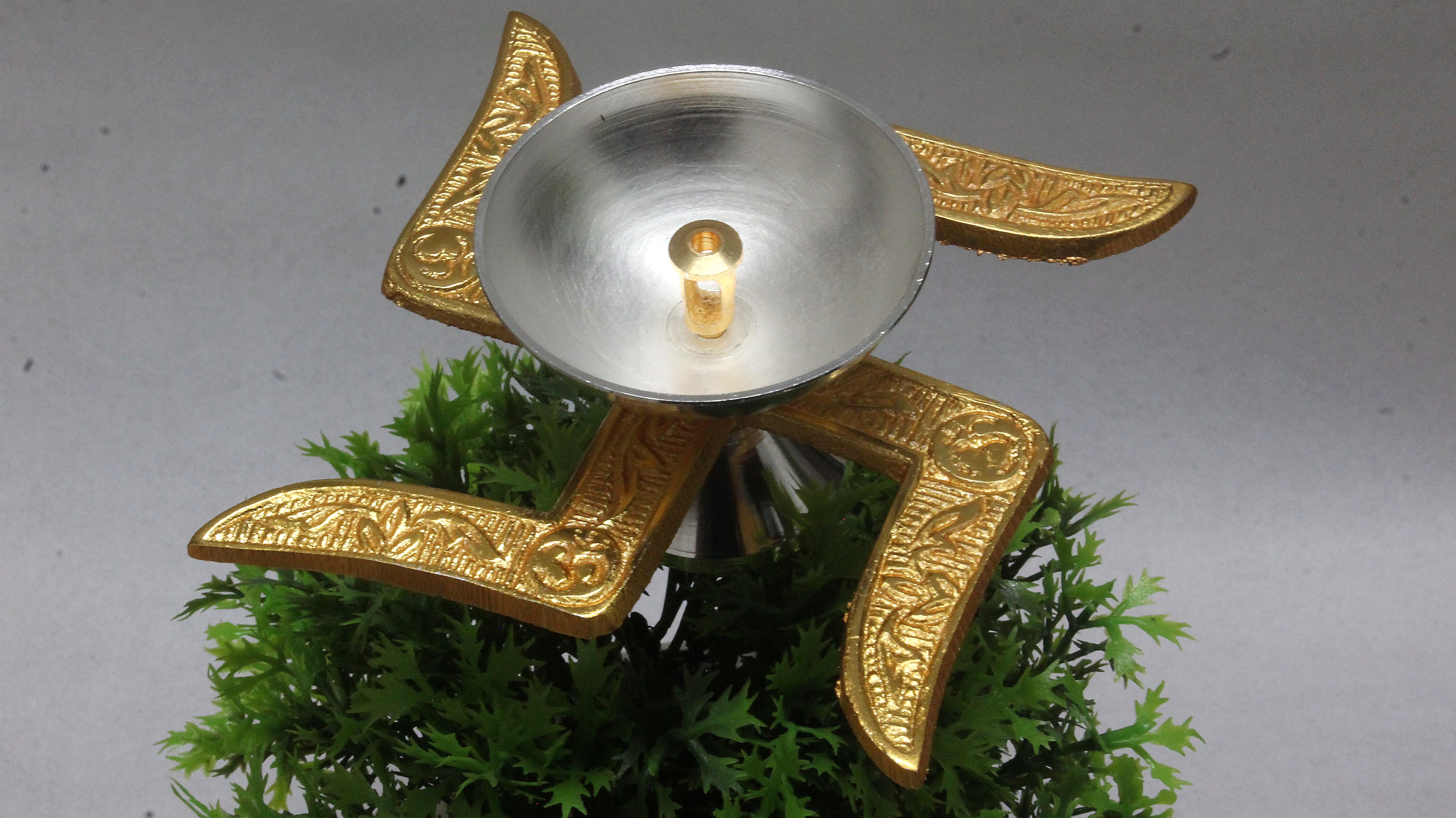Peacock or Swastik Diya