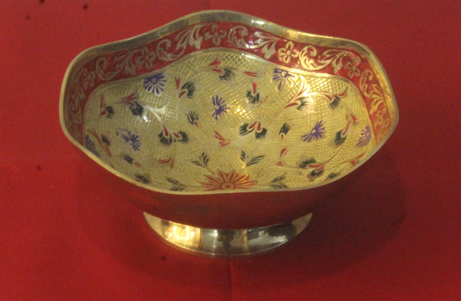 Dry Fruit Brass Bowl - Alankritive
