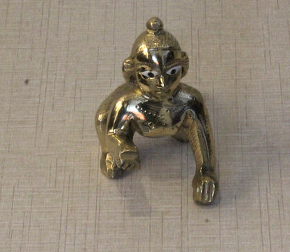 Beautiful Laddu Gopal Ji Idol – Decorative Murti for Home Temple