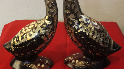 Swan Set of 2 in Brass